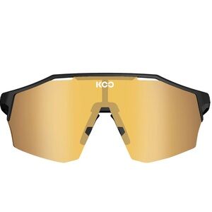 Koo Unisex Alibi Sunglasses in Gold & Matte Black